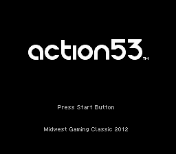 Action 53 Title Screen